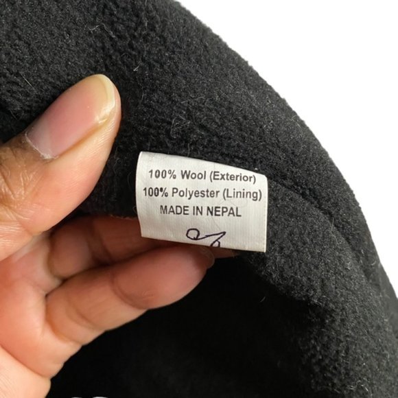 Ark Imports Men's Gray Full Zip 100% Wool Knit Hooded Jacket - Picture 6 of 9